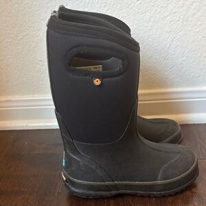 BOGS Classic Black Neoprene Kids Boots